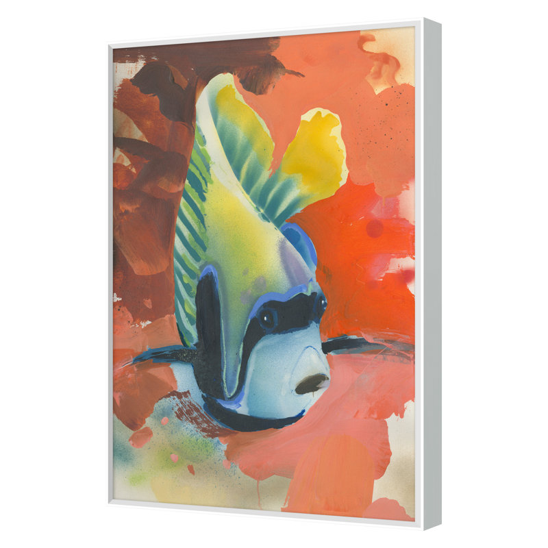 Life Aquatic 3 Print by PC Ngo, 50" H x 33" W, White Framed