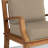Kauffman Grande Teak Outdoor Club Chair-397877193-397877172