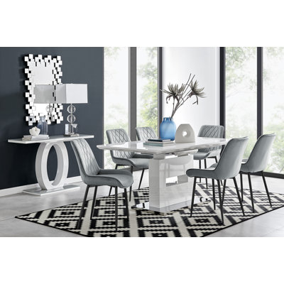 Eubanks Dining Set with 6 Chairs