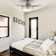 Autry 4 - Blade LED Flush Mount Ceiling Fan with Light Kit Included
