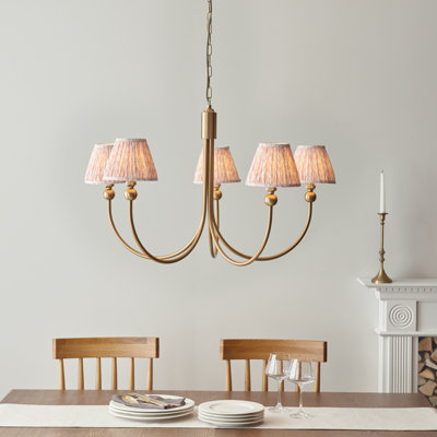 Santiago 5 - Light Shaded Chandelier