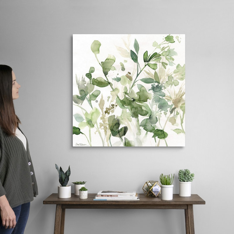 «Sage Garden I», reproduction d'art sur toile, Toile tendue, H 30 po x l 30 po x P 1,25 po