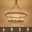 Lustre en forme de roue de style campagnard à deux étages avec 54 lumières Neiges-1599103037