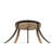 Urban Spoked Semi Flush Mount