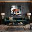 «Big Cats Indochinese Tiger», art mural sur toile-1445312242