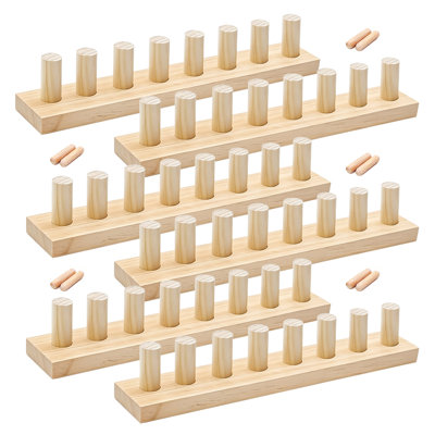 Métier à tisser épais 92 po en bois, métier à tricoter portable à la main, grand cadre pour le tricotage et le tissage bricolage, pour les débutants, réutilisable pour l'artisanat de fils volumineux, foulards, jetés et cadeaux