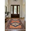 Tapis orange en mélange de coton et de polyester à imprimé numérique Jateen-496668153