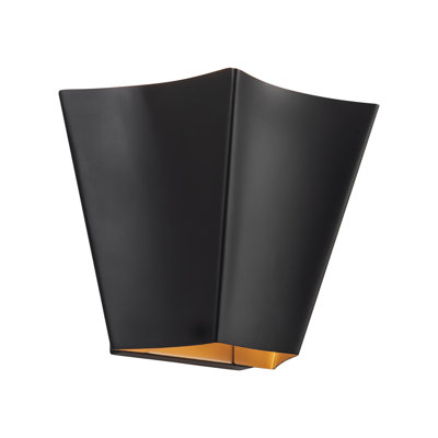 Shelton 10-in Matte Black Wall/Vanity Light