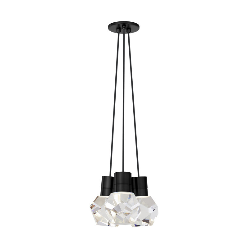 Kira 3 - Light LED Pendant, Black