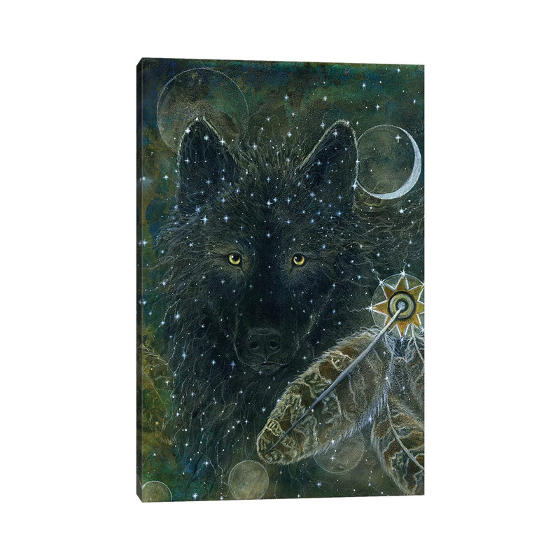 Spirit Brother by Cathy McClelland - Wrapped Canvas Painting, 101.6cm H x 66.04cm W x 1.91cm D