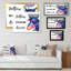 «Follow You Dream - Unicorn with Space intérieur», reproduction sur toile flottante-756325508-756325516