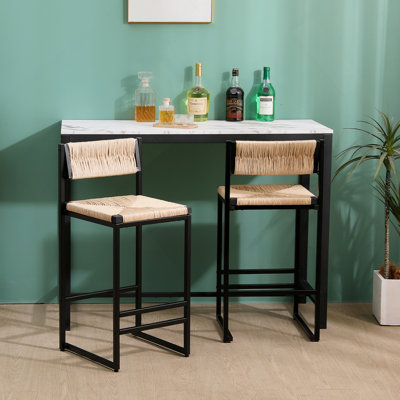 Ensemble de 2 tabourets de bar Honey