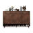 Nut-Brown Solid + Manufactured Wood Shoe Storage