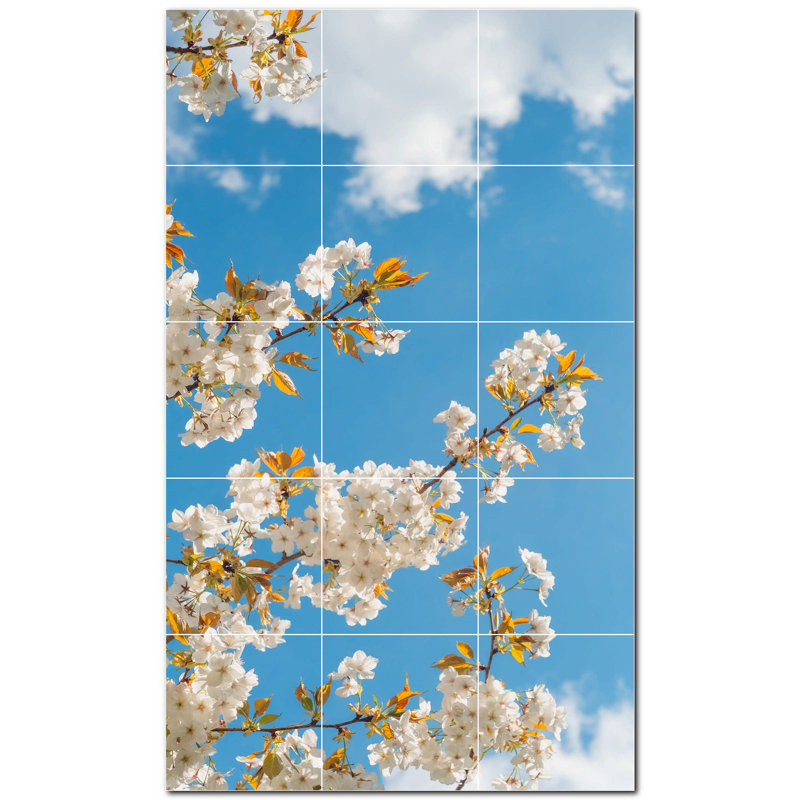 4.25'' x 4.25'' Satin Ceramic Decorative Mural