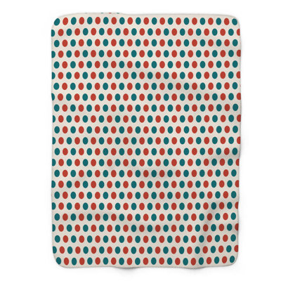 Couverture épinette rouge 1 pièce Sherpa 0040