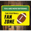 Panneau en aluminium The Football Fan Zone-58196556