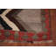 Tapis en laine à chevrons kilim 5 x 9
