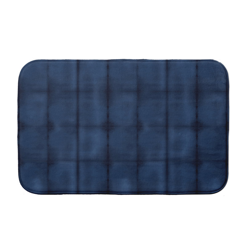 Tapis de bain Statesville, Bleu marine, l 34 po x L 21 po