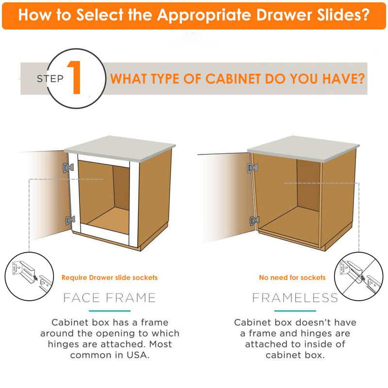 1 Pair | Soft Close Drawer Slides 22 Inch, Heavy Duty Cabinet Drawer Slides Replacement - Ball Bearing Full Extension, 200 LB Capacity, Made Of Cold-Rolled Steel, Rust-Resistant & Long-Lasting.