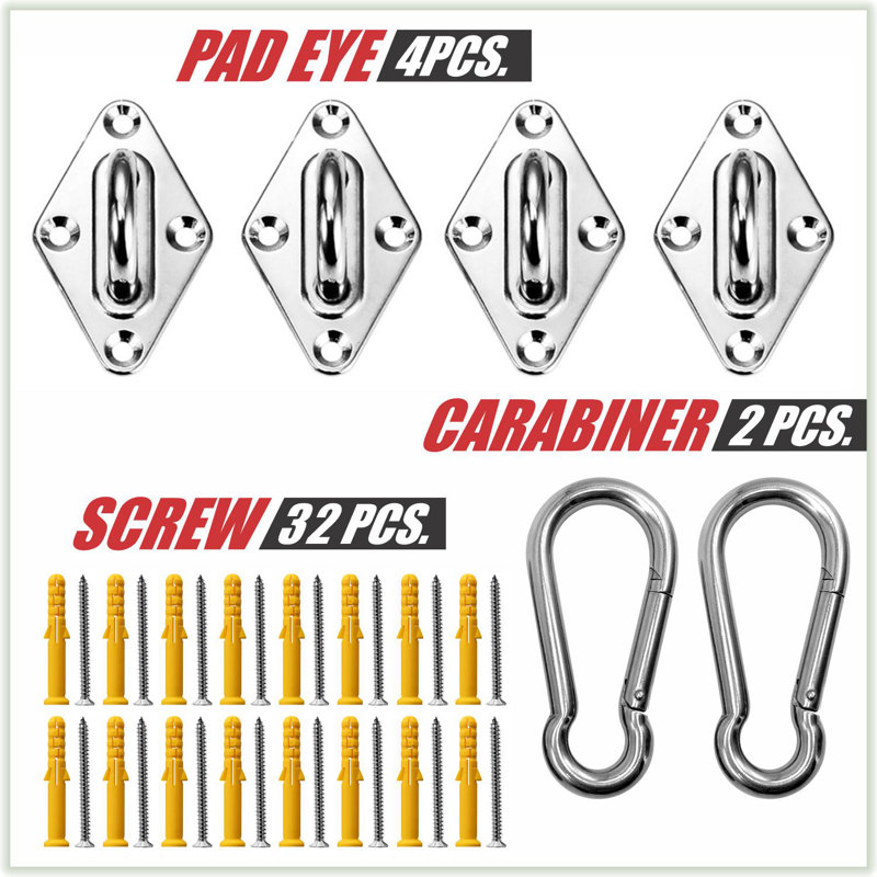 Colourtree Triangle Super Ring Shade Sail Hardware Kit