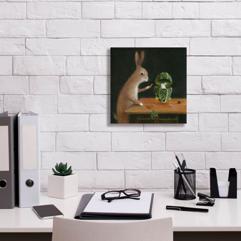 «Argusta Peter Carl Fabergé sur toile» par DD McInnes, reproduction, H 12 po x l 12 po x P 0,75 po