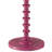 Purple Accent Table With Pedestal Base
