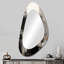 Grand miroir mural noir Mid Century Fusion I - Mid-Century Modern Unique Shape