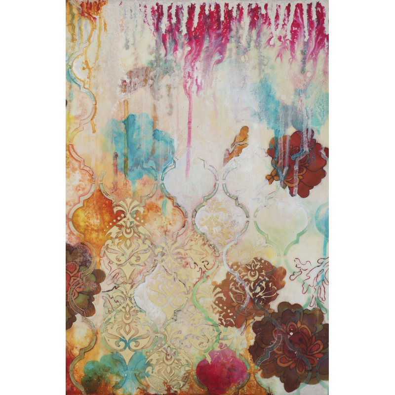 Moroccan Fantasy IV by Heather Robinson - Wrapped Canvas Painting, 122cm H x 81cm W