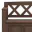 Banc de rangement en bois massif pour hall d'entrée-1253370163
