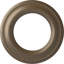 Endurathane Bradford Classic Ceiling Medallion, 13"OD x 7 1/2"ID x 3/4"P (Fits Canopies up to 8 5/8"), Hand-Painted Warm Silver Finish-27782926