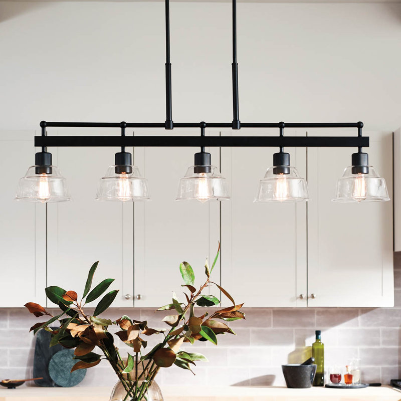 Lustre linéaire Aneria 5Lt, Noir