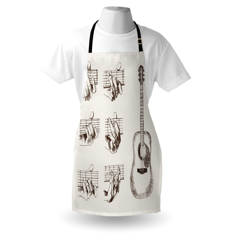 No Pattern Bib Apron