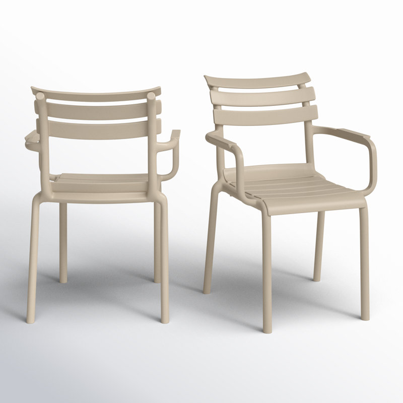 Fauteuil de salle à manger Aragons, Taupe
