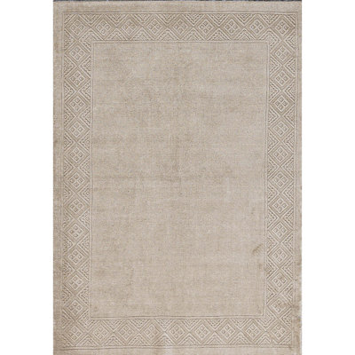 Hand-Knotted High-Quality Camel Area Rug