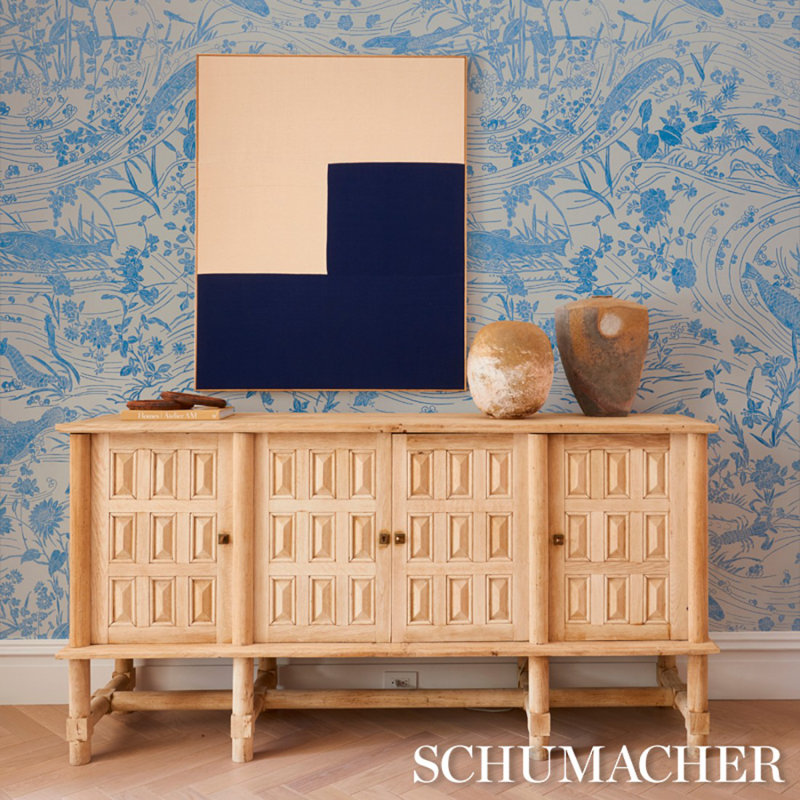 Sea Garden Wallpaper, Porcelain