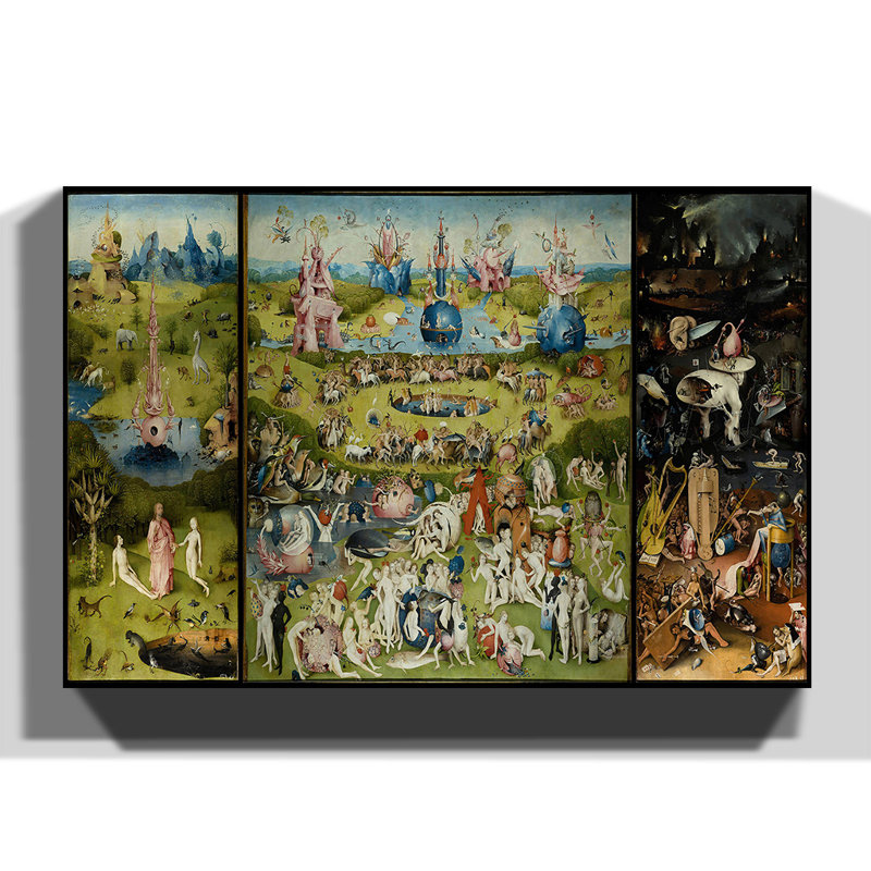 Hieronymus Bosch - Wrapped Canvas Painting, 35cm H x 50cm W