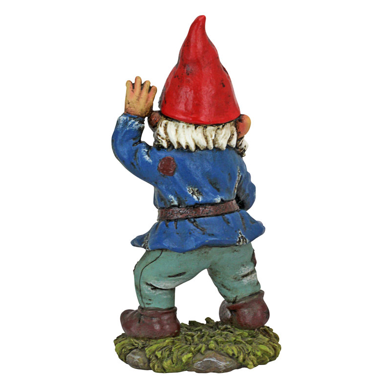 Full Color Zombie Apocalypse Garden Gnome Statue
