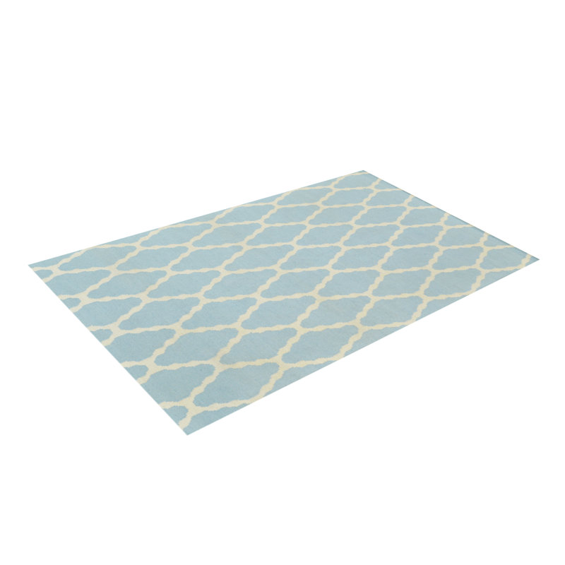 Venus Geometric Wool Hand Woven Area Rug, Rectangle 120 x 180cm