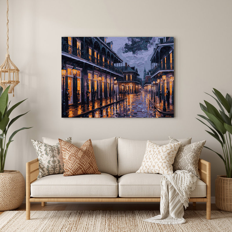 Art mural gris en métal avec villes de la Nouvelle-Orléans, H 144 po x l 216 po x P 0,05 po