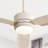 Norbu 47" 3-ABS-Blade Modern Indoor/Outdoor Ceiling Fan with Dimmable LED Lights, Remote Control-530572709