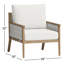 Chaise de patio avec coussins Rydell