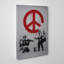 Banksy Peace Wall Graffiti - Wrapped Canvas-19042297