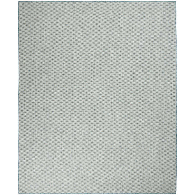 Tapis ivoire intérieur / extérieur Mcdade, Rectangle 7 pi x 10 pi