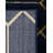 Glam Navy Blue Gold Area Rug-86615390