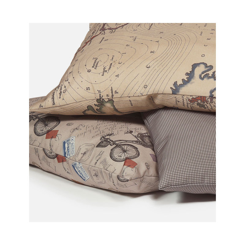 Vintage Dogstooth Polyester Pet Bed Cover, Large (24 cm H x 76 cm W x 127 cm D)