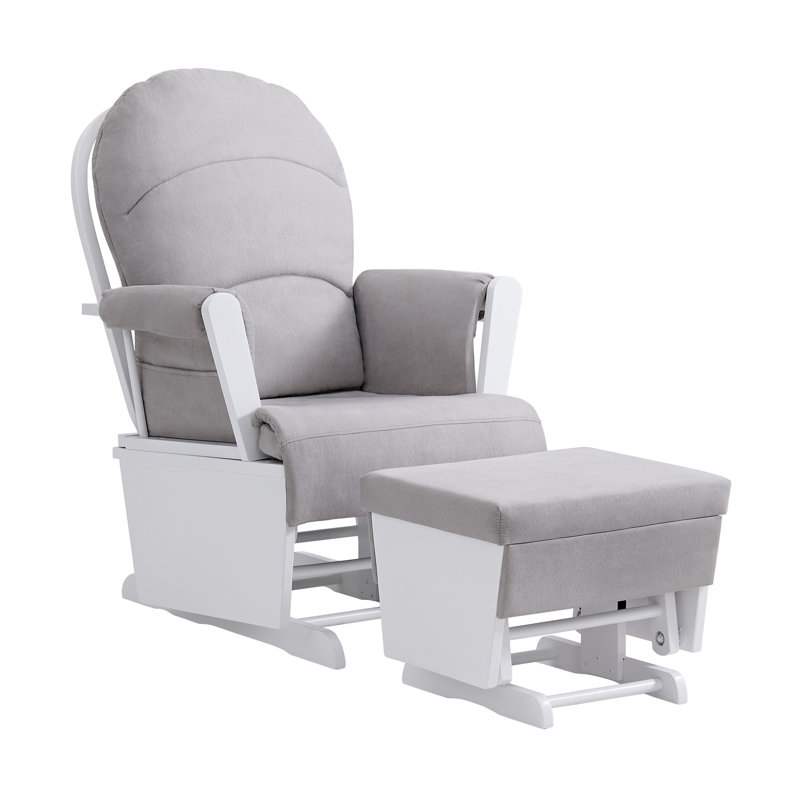 Fauteuil oscillant Essential, Blanc / gris clair