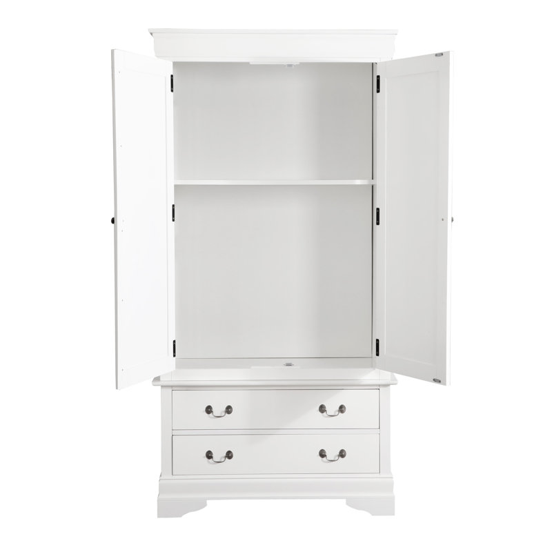 Armoire Glory Furniture Louis Phillipe G3105-A, Blanc