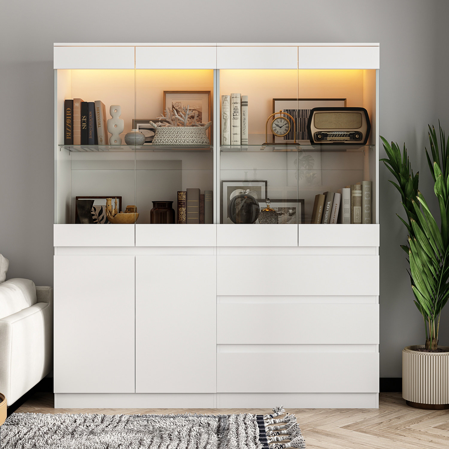 Utility Organization Cabinet with Shelves - Decora