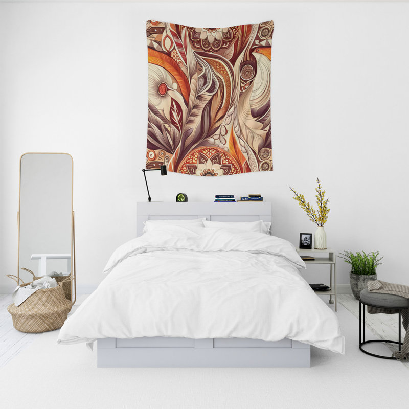 Tapisserie murale, H 88 po x l 104 po