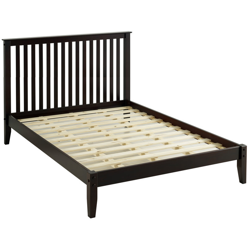 Faringdon Slat Bed, Cappuccino, Full